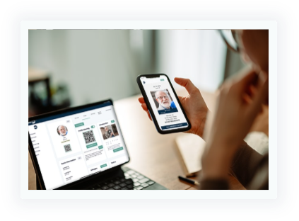 SeeInMe on a laptop and phone