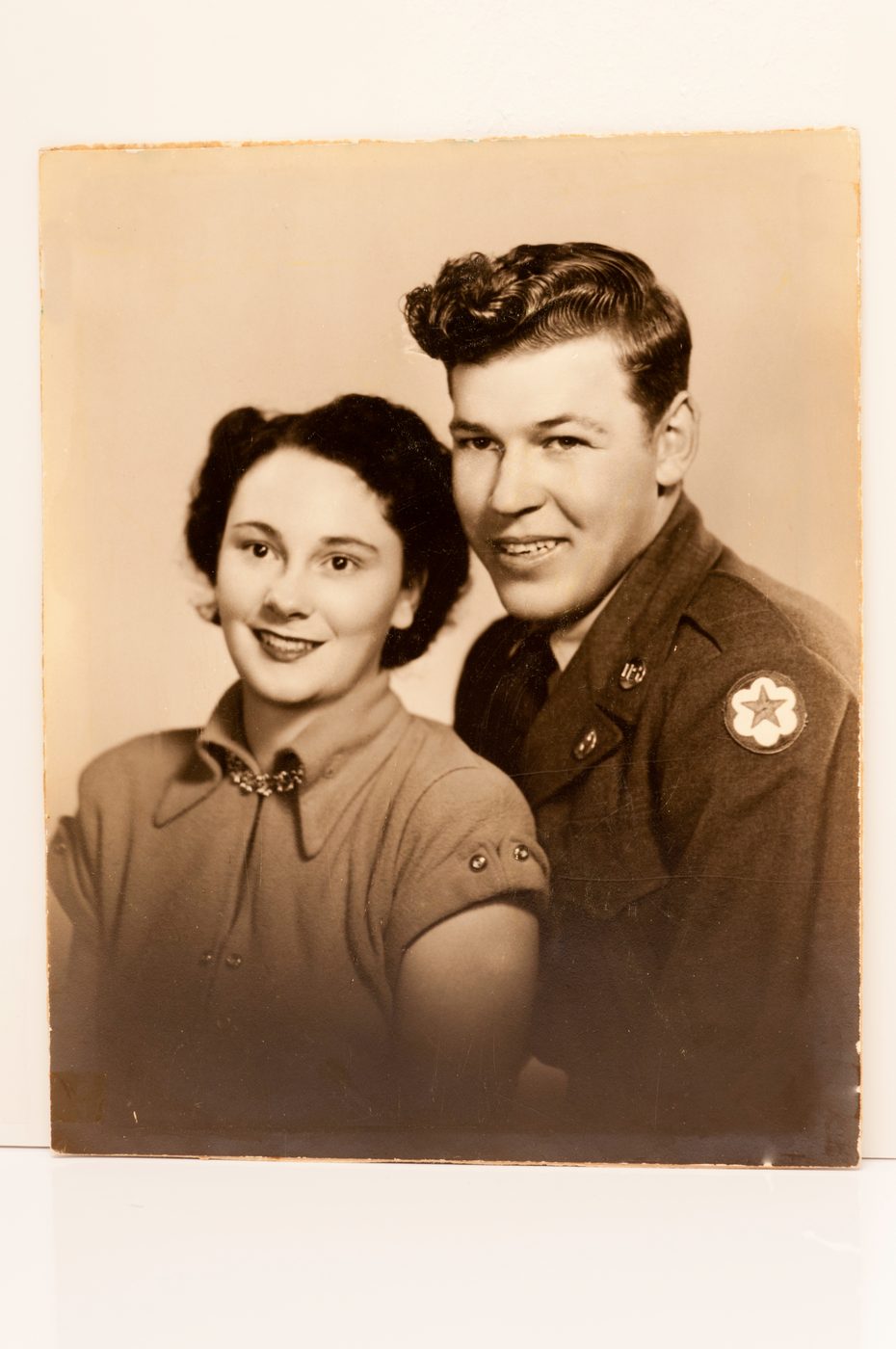 A vintage portrait of a couple